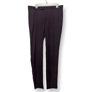 Soul Of London Men's Skinny Pants Brown Pockets Belt Loops Raw Hem 35 New